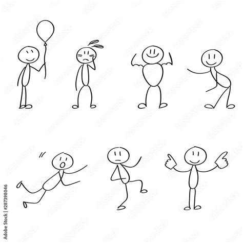 humorous stick figures